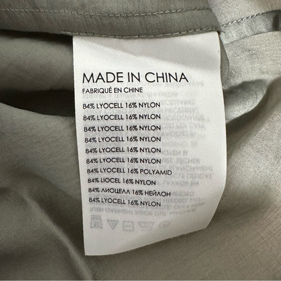 Club Monaco Ruffle Sleeve Button Top - Picture 6 of 6